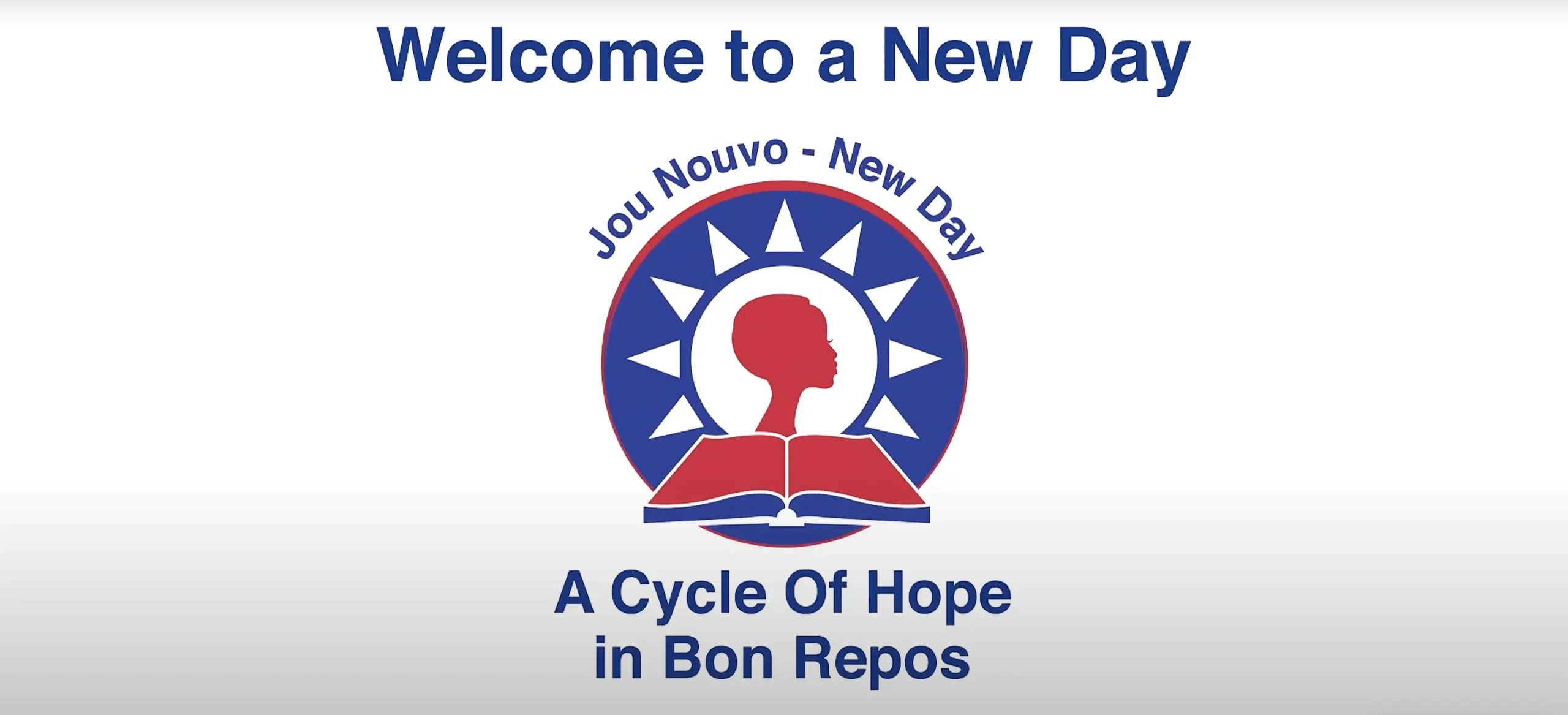 Welcome to a New Day